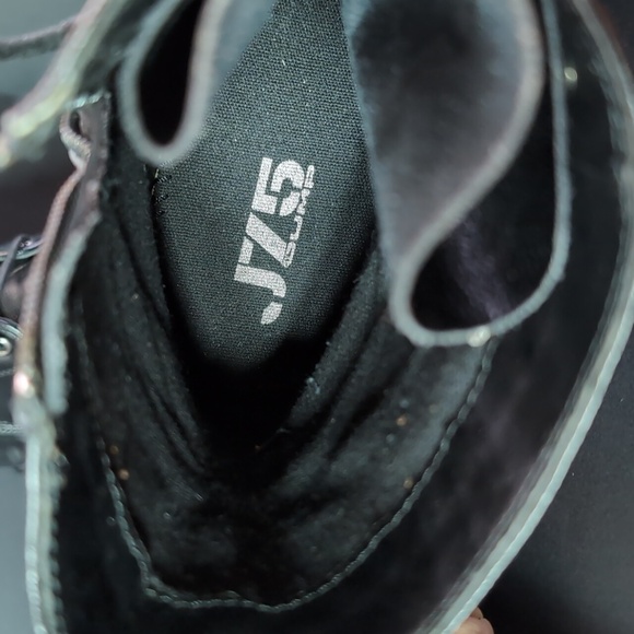 J75 Jump Mens Black Leather Combat boots,Size 12. - Picture 9 of 12